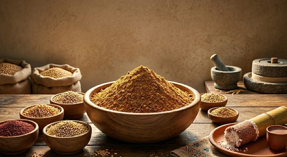 Sprouted Roasted Grain Powder